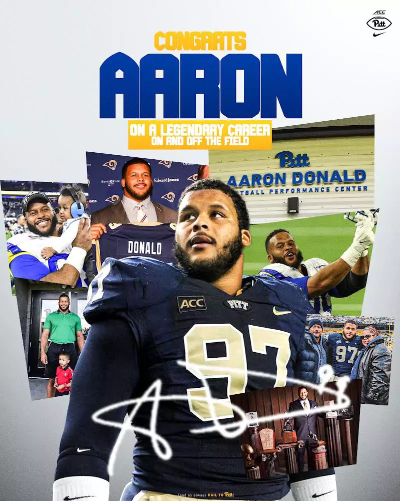 A tribute to Aaron Donald’s remarkable career: eight-time All-Pro, three-time Defensive Player of the Year.
