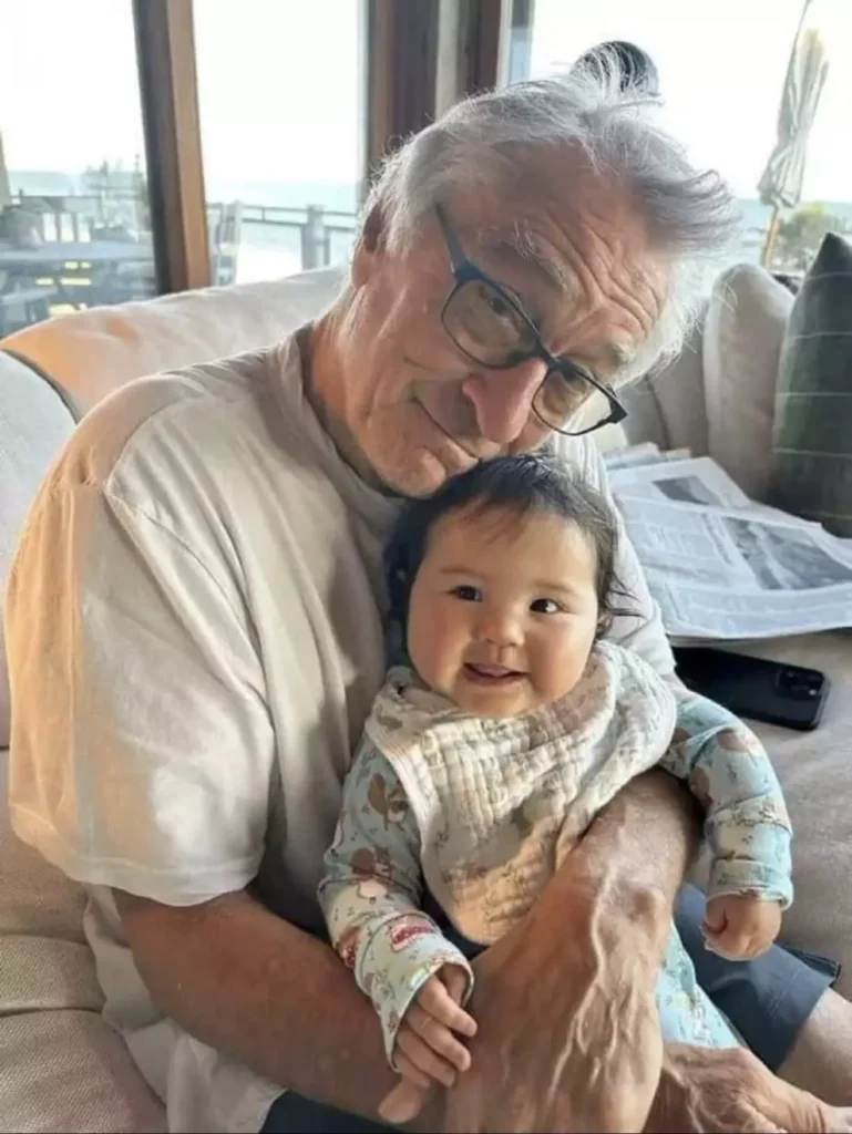 Robert De Niro Shares Adorable Photo with 10-Month-Old Daughter Gia.